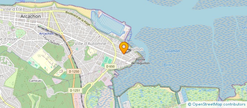 localisation de l'entreprise FEETWELL  ARCACHON