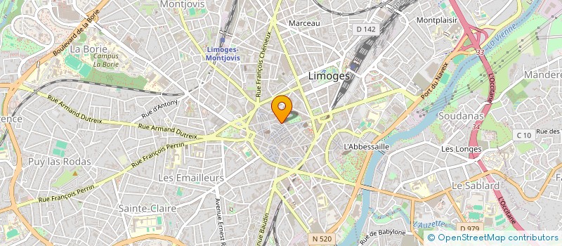 localisation de l'entreprise FEEYOU à LIMOGES