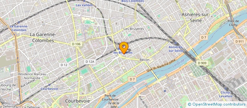 localisation de l'entreprise FEEZ à COURBEVOIE