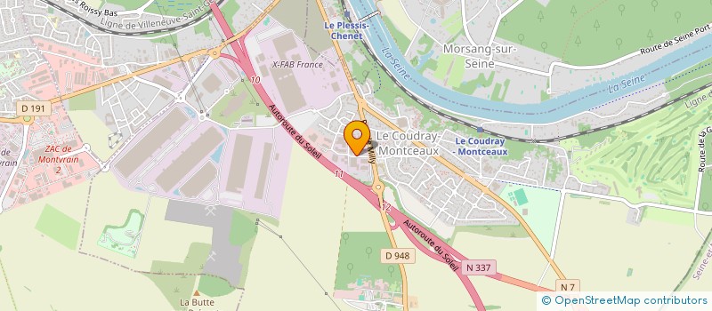 localisation de l'entreprise FEFA INVESTISSEMENTS à LE COUDRAY-MONTCEAUX