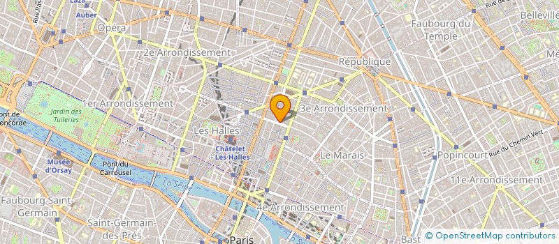 localisation de l'entreprise FEFAP à PARIS