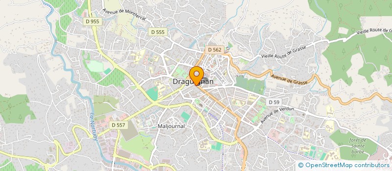 localisation de l'entreprise FEG à DRAGUIGNAN