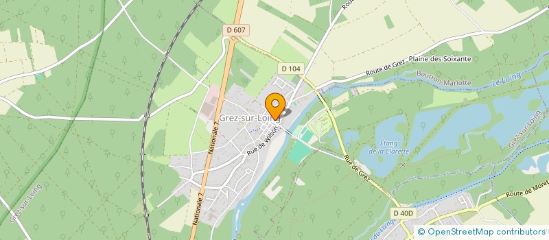 localisation de l'entreprise FEG  GREZ-SUR-LOING