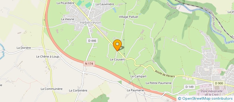 localisation de l'entreprise FEG IMMO  THEREVAL