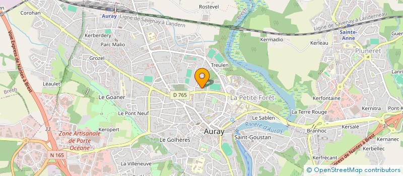 localisation de l'entreprise FEG INVEST à AURAY