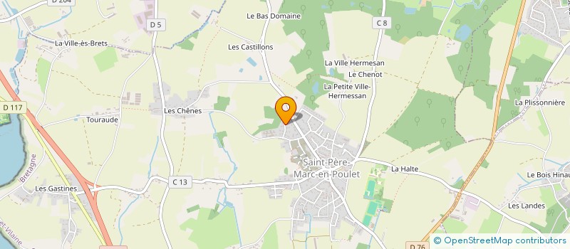 localisation de l'entreprise FEGARI DES PINS  SAINT-PERE-MARC-EN-POULET