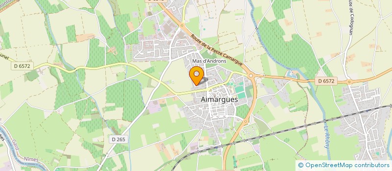 localisation de l'entreprise FEGAS  AIMARGUES