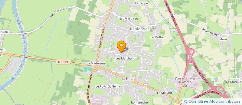 localisation de l'entreprise FEGBOISSET  REPLONGES