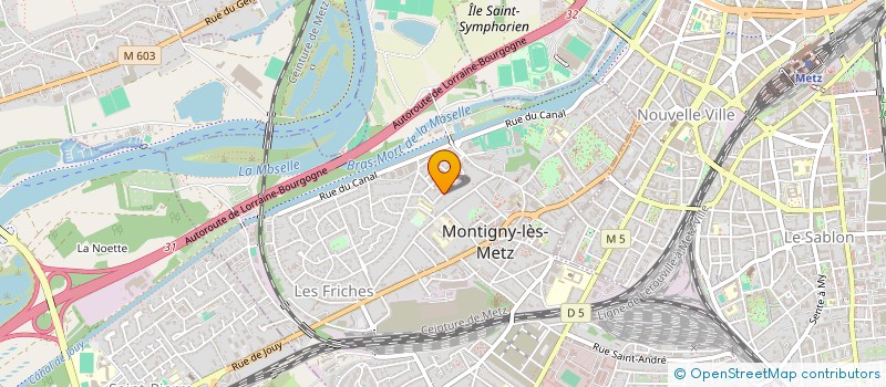 localisation de l'entreprise FEGE à MONTIGNY-LES-METZ