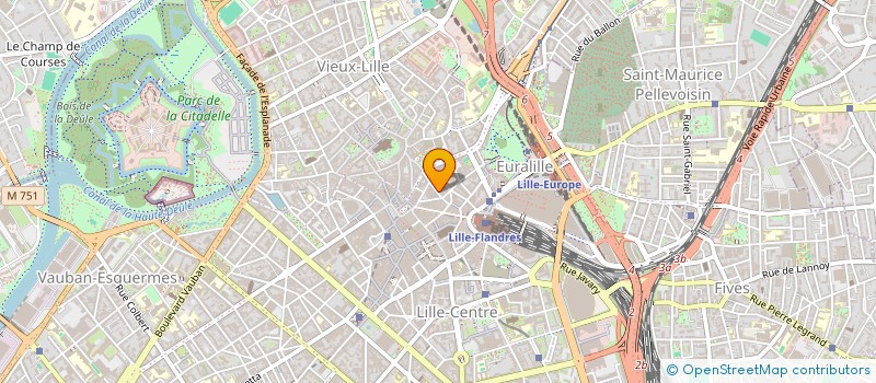 localisation de l'entreprise FEGE ET CIE LILLE INVESTISSEMENT  LILLE