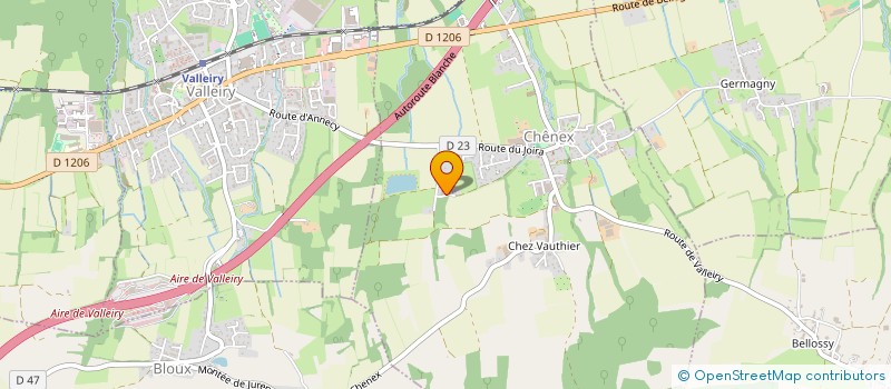 localisation de l'entreprise FEGP  CHENEX