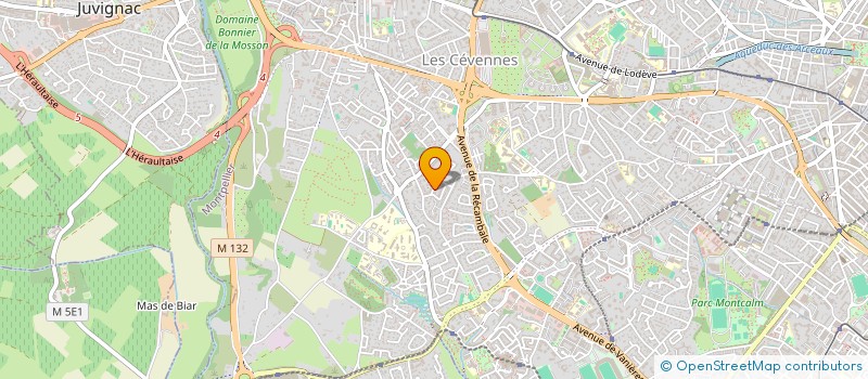 localisation de l'entreprise FEGP HOLDING à MONTPELLIER