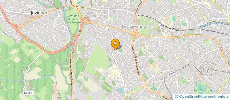 localisation de l'entreprise FEGP INVEST à MONTPELLIER