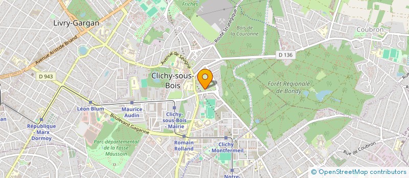 localisation de l'entreprise FEGUI à CLICHY-SOUS-BOIS