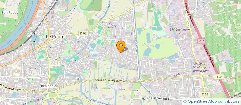 localisation de l'entreprise FEGUIRI  LE PONTET