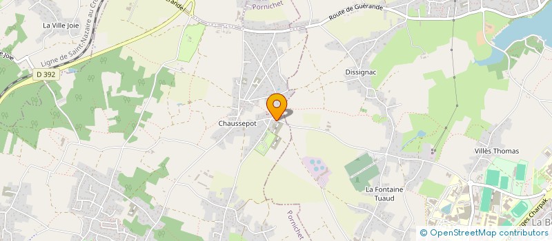 localisation de l'entreprise FEH  PORNICHET