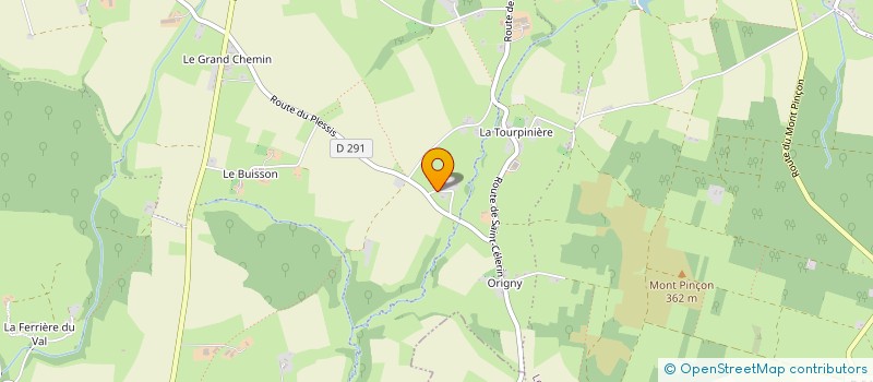 localisation de l'entreprise FEH HOLDING  LES MONTS D'AUNAY