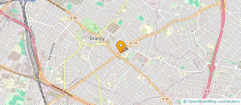 localisation de l'entreprise FEHD SPORT à DRANCY
