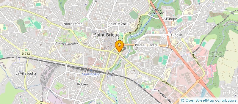 localisation de l'entreprise FEHDTEX à SAINT-BRIEUC