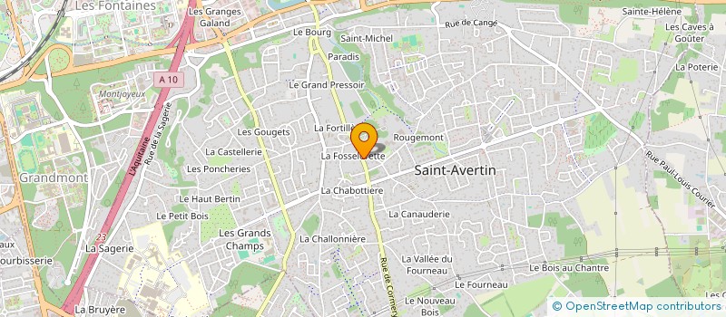 localisation de l'entreprise FEHER  SAINT-AVERTIN