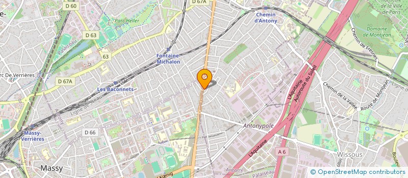 localisation de l'entreprise FEHRI HOLDING  ANTONY