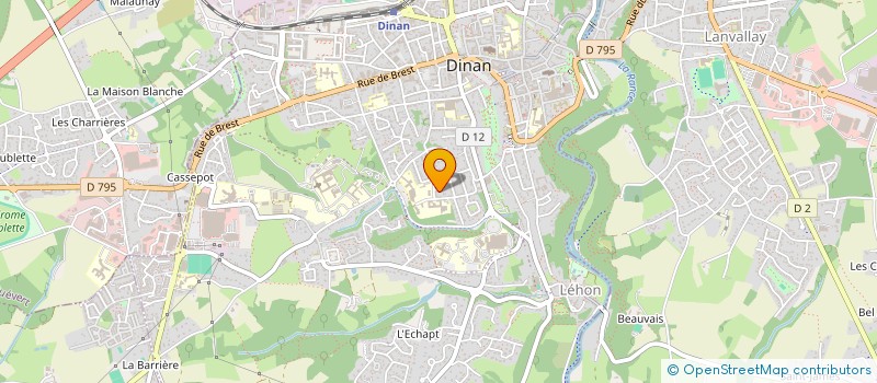 localisation de l'entreprise FEHU à DINAN