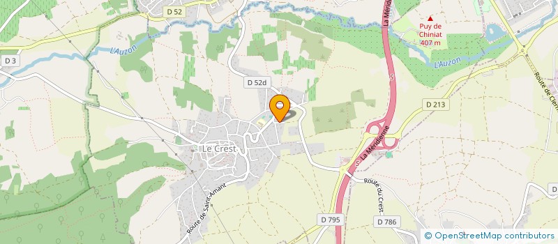 localisation de l'entreprise FEHU à SAINT-SATURNIN