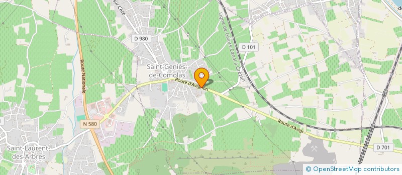 localisation de l'entreprise FEHU  SAINT-GENIES-DE-COMOLAS