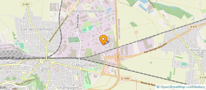 localisation de l'entreprise FEHU  CHAMBRY