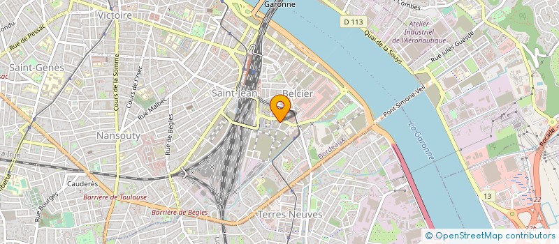 localisation de l'entreprise FEI à BORDEAUX