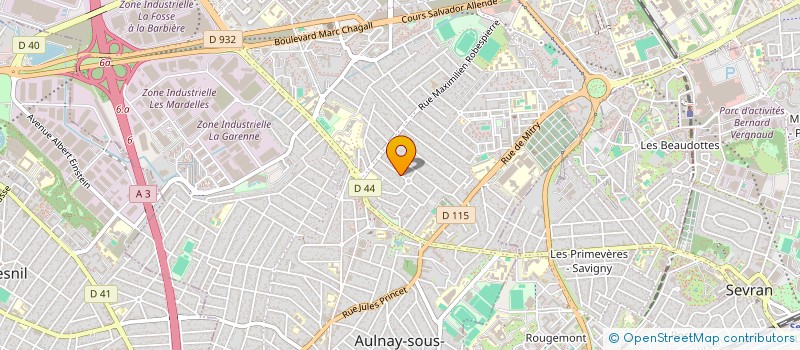 localisation de l'entreprise FEI YANG  AULNAY-SOUS-BOIS