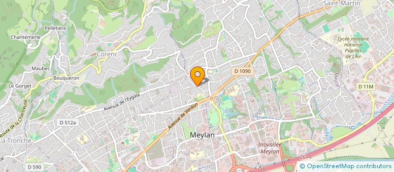 localisation de l'entreprise FEIDA  MEYLAN