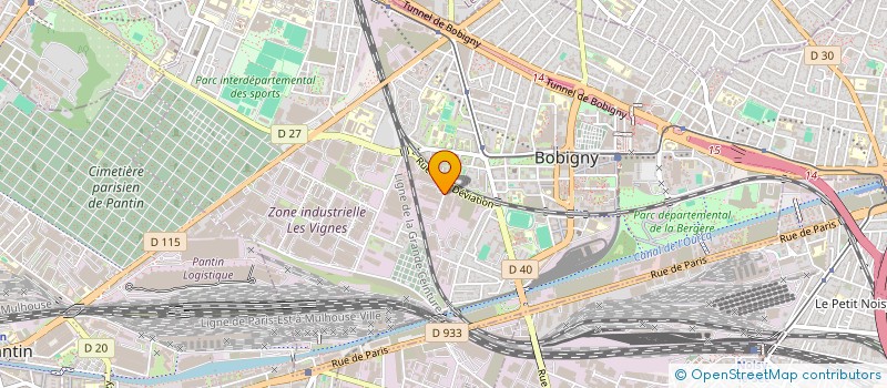 localisation de l'entreprise FEIDA DECO à BOBIGNY