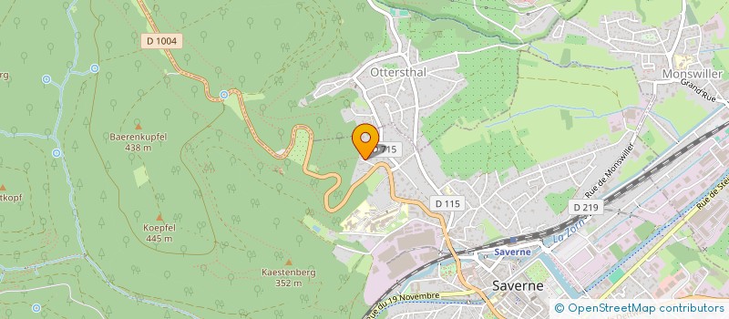 localisation de l'entreprise FEIDT ERIC  SAVERNE