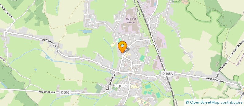 localisation de l'entreprise FEIGNIES'ENERGIC  FEIGNIES