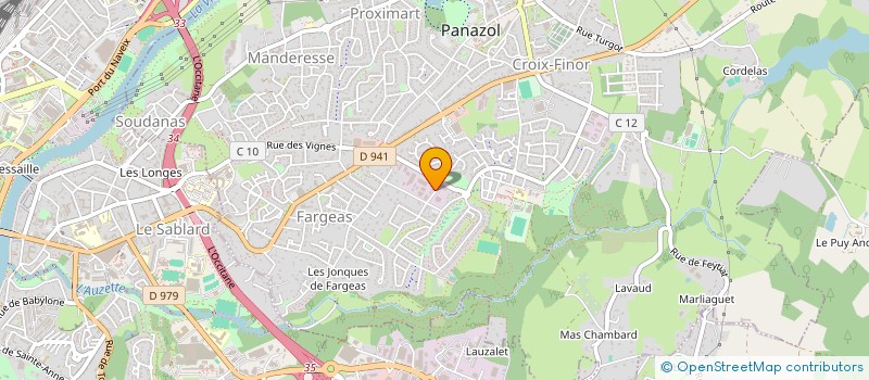 localisation de l'entreprise FEIJOA à PANAZOL