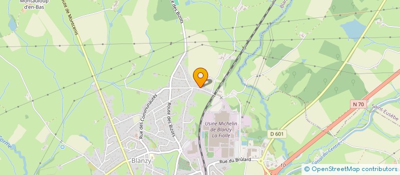 localisation de l'entreprise FEILAG BUSINESS BY DAVANCORP  BLANZY