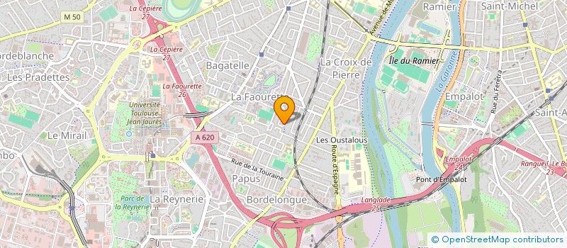 localisation de l'entreprise FEKIR PLATRERIE ISOLATION à TOULOUSE