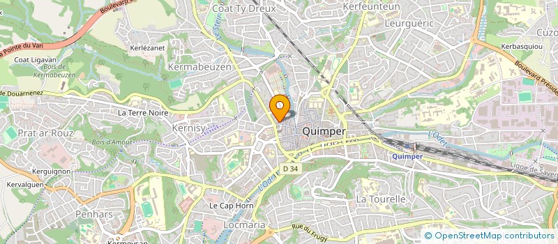 localisation de l'entreprise FEKU  QUIMPER