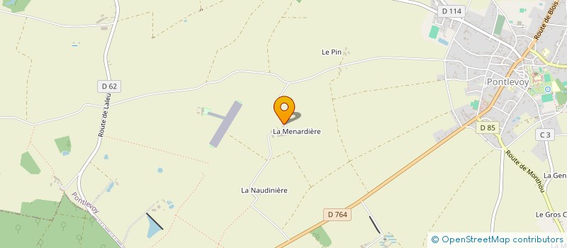 localisation de l'entreprise FEL 15  PONTLEVOY