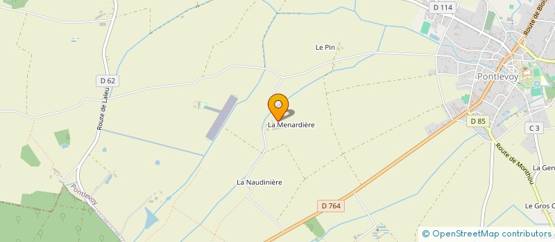 localisation de l'entreprise FEL LA MENARDIERE à PONTLEVOY