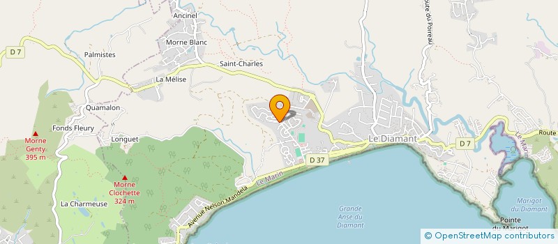 localisation de l'entreprise FELAB  LE DIAMANT