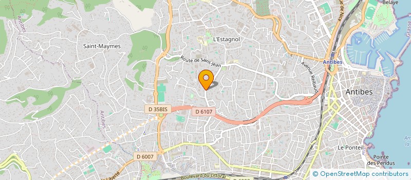 localisation de l'entreprise FELARCLO  ANTIBES