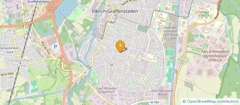 localisation de l'entreprise FELBERRE  ILLKIRCH-GRAFFENSTADEN