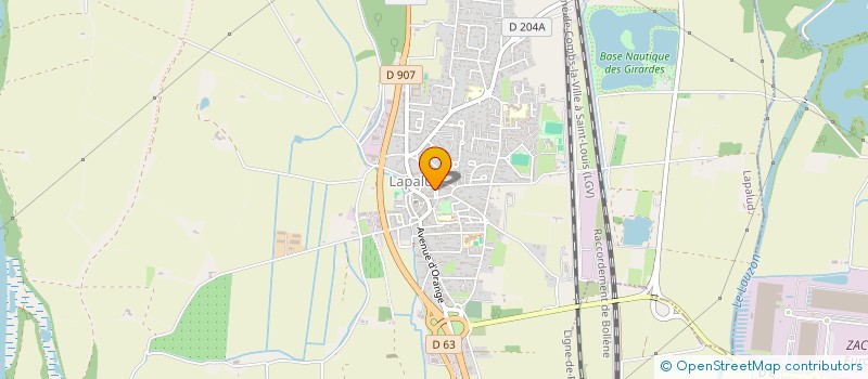 localisation de l'entreprise FELBIS  LAPALUD