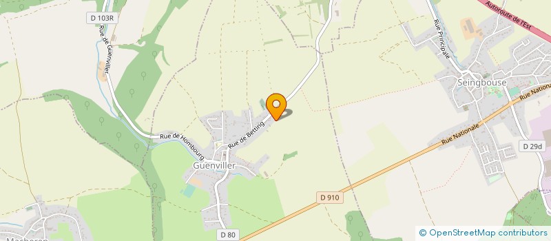 localisation de l'entreprise FELCETO  GUENVILLER