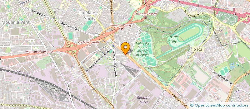 localisation de l'entreprise FELDBINDER FRANCE à VENISSIEUX