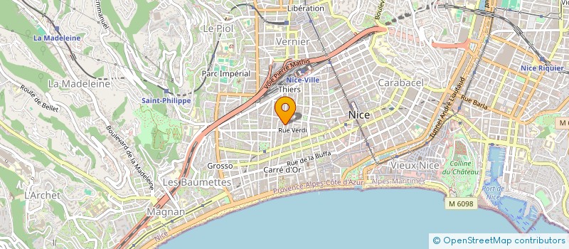 localisation de l'entreprise FELDMAN GUY-LEVY DANIEL à NICE