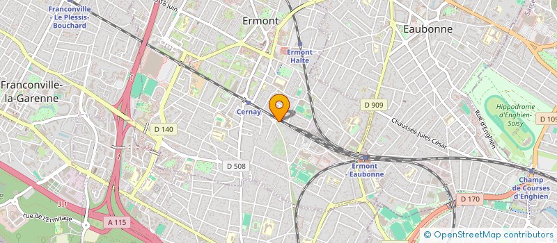 localisation de l'entreprise FELEK à ERMONT