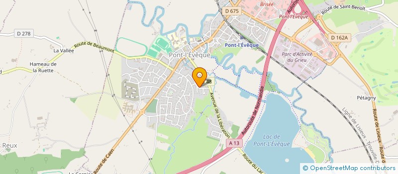 localisation de l'entreprise FELES ALBUS  PONT L'EVEQUE